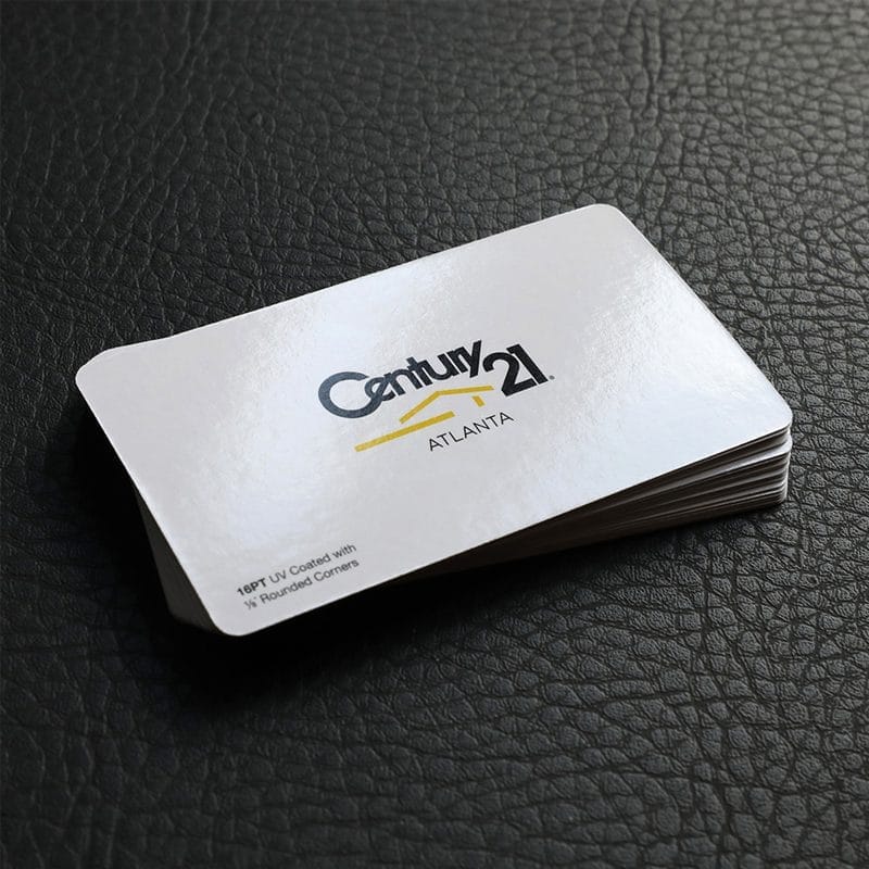 Business Cards 16pt. + UV Finish - Make a Lasting Impression - Business Card Image"