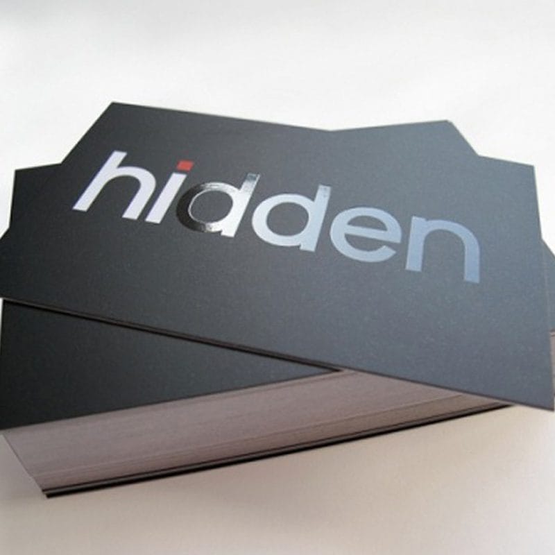 "Business Cards 16pt. UV Spot Soft Touch Matte Lamination - Create Unforgettable Impressions - Business Card Image"