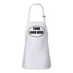 Q-Tees - Full-Length Apron with Pouch Pocket - Q4250