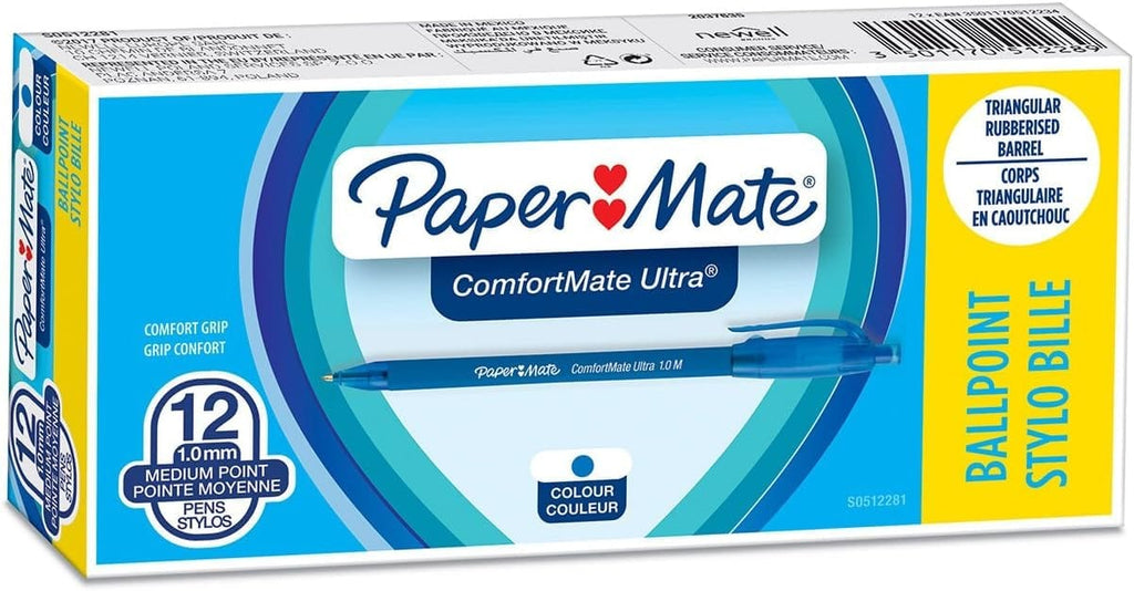 Paper Mate Write Bros. Ballpoint Pens (12 Pcs)