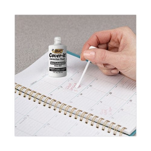 Nip Bic Cover it White Out Correction Fluid 0.7oz