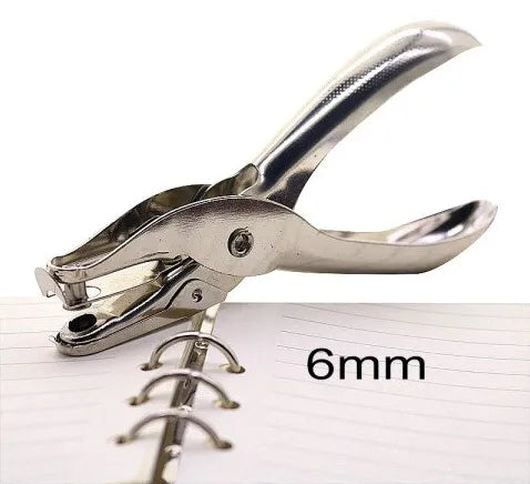Metal One Hole Puncher Single 6mm