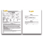 Alt Attribute: "Application Forms - 60lb Offset Uncoated - Product Document - Image"