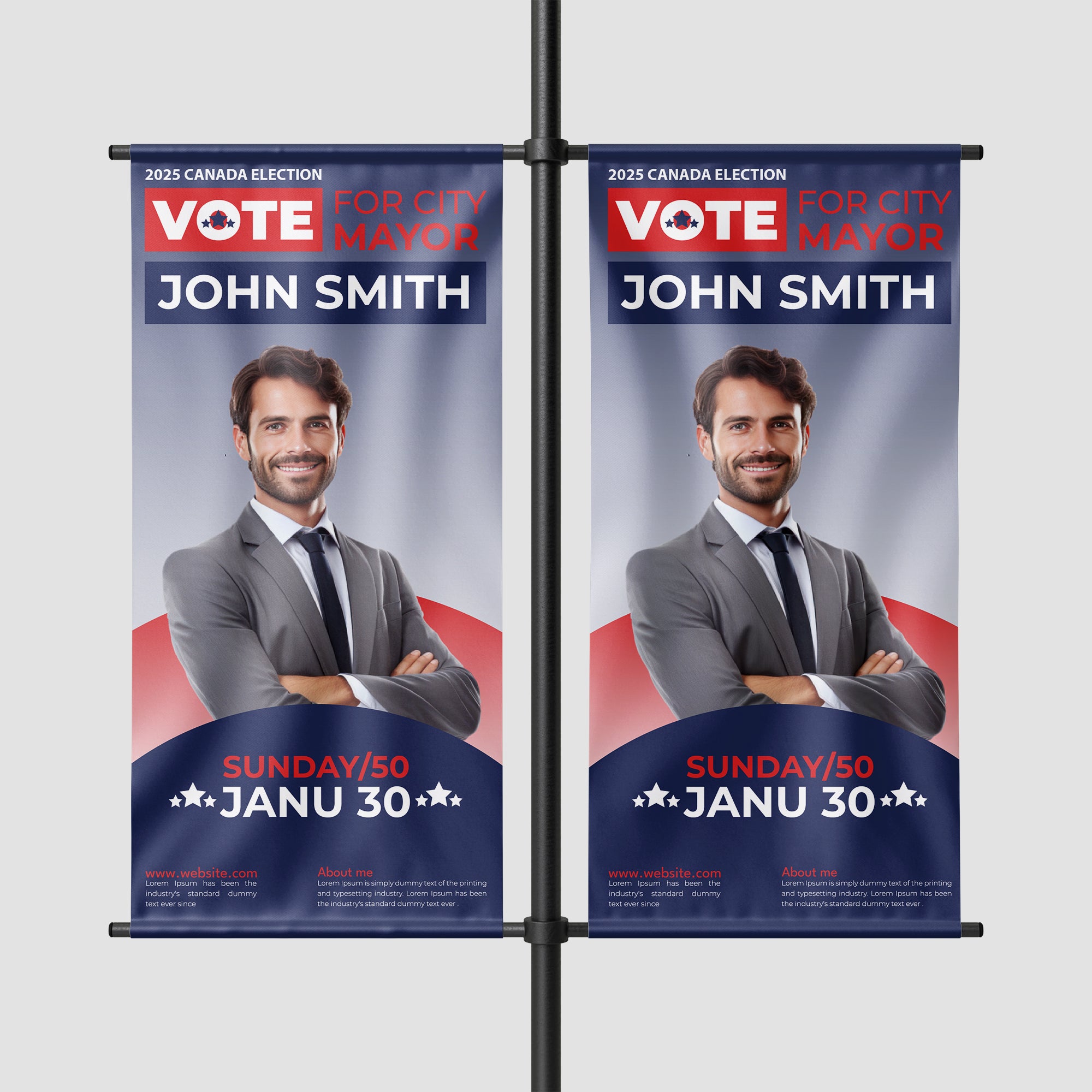 Election Vinyl Banner