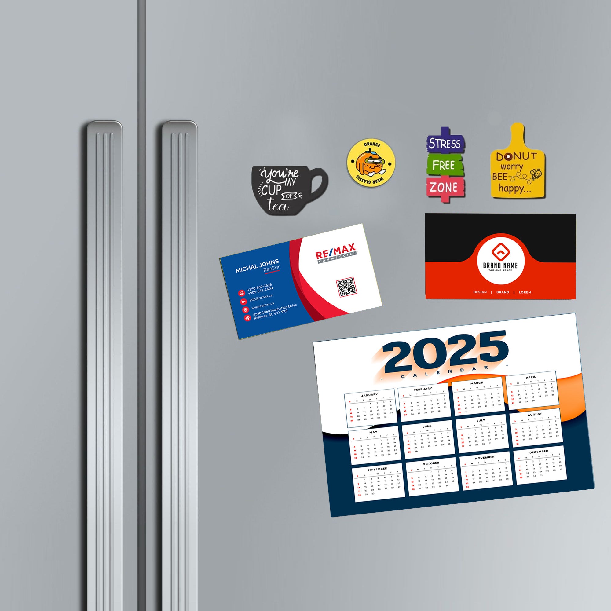 Custom Magnet Cards, bee banner