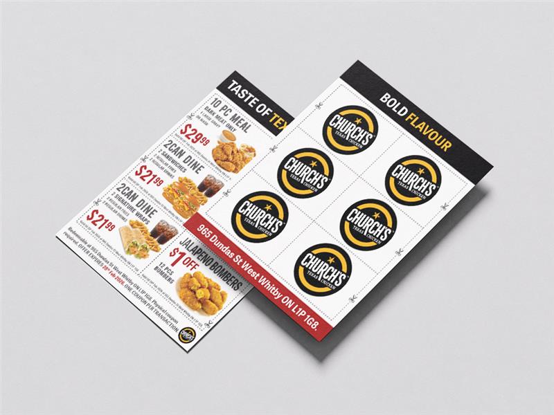 Church’s Paper Coupons