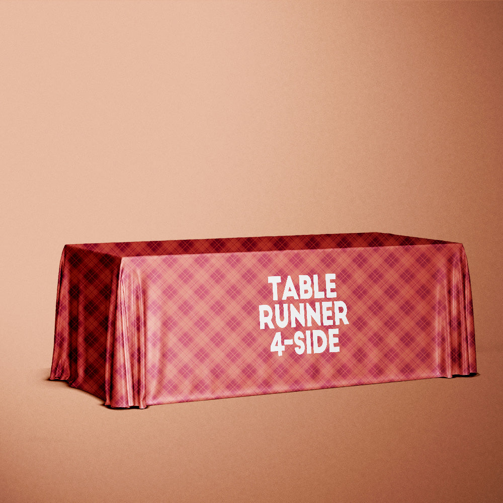 Full Color Table Covers & Throws - 4 Sided