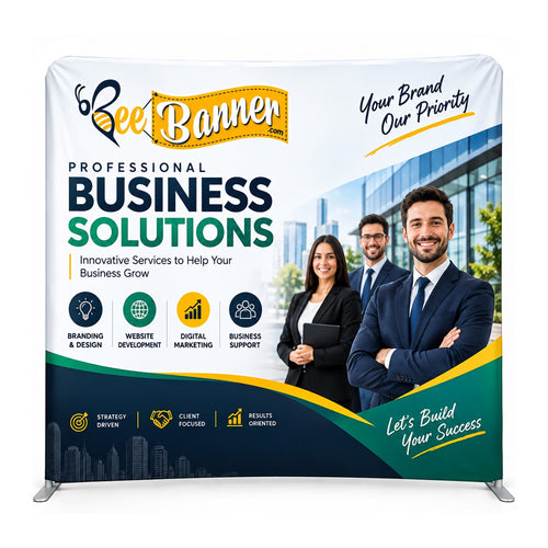 10'x10' Tube Straight Fabric Pillow Case Media Wall