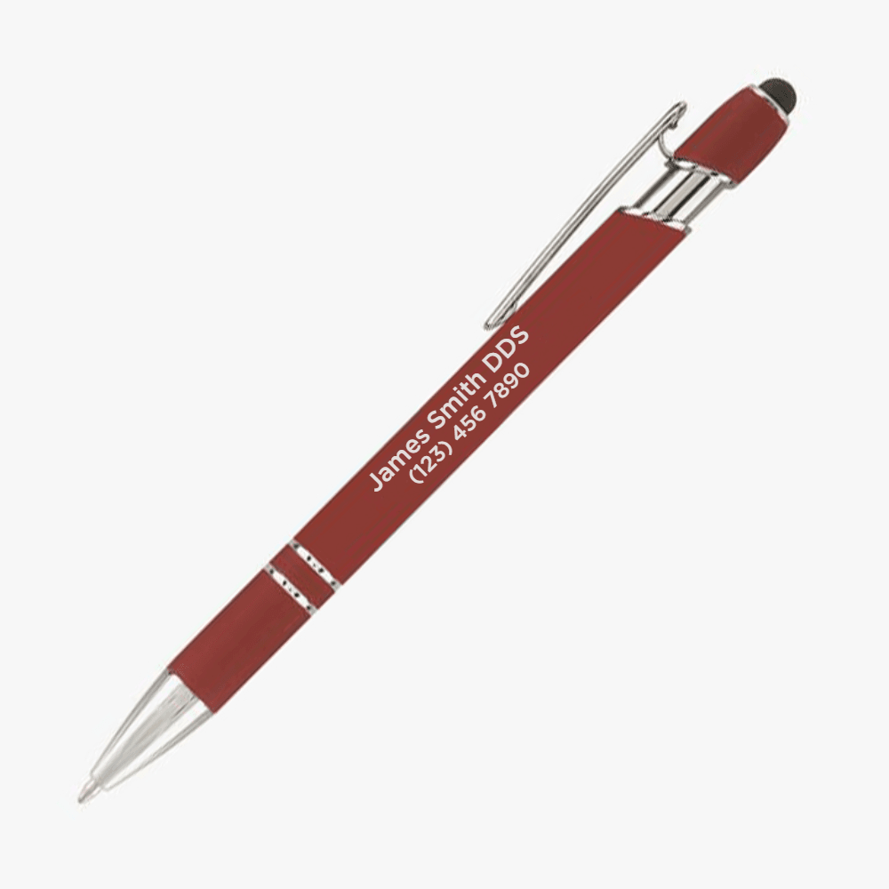 Engraved Alpha SoftTouch Pen with Stylus®