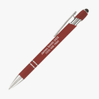Engraved Alpha SoftTouch Pen with Stylus®