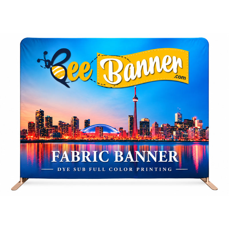 8'x10' Tube Straight Fabric Pillow Case Media Wall