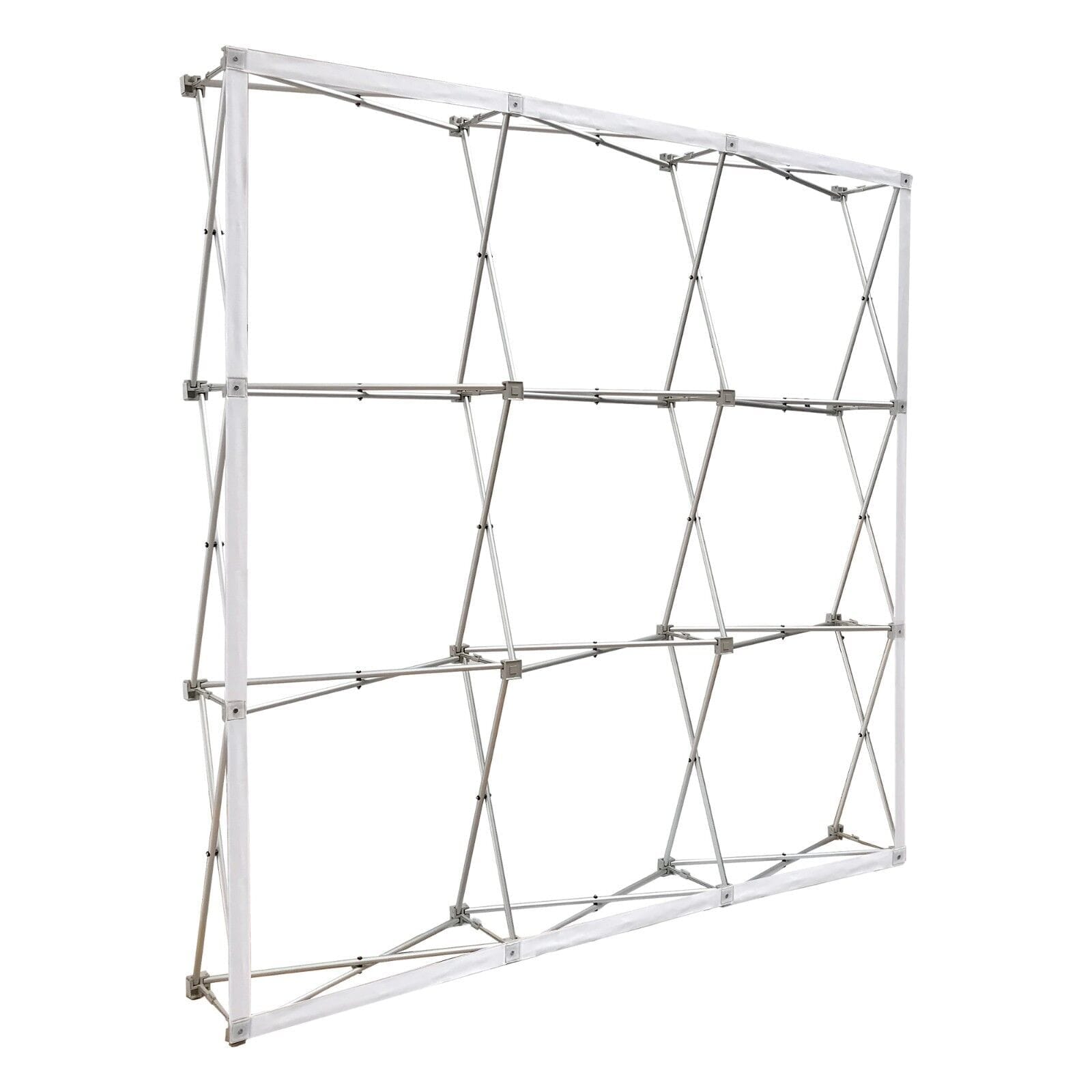 "Fabric Pop Up Media Wall with Frame - Elevate Your Visual Impact - Product Image"