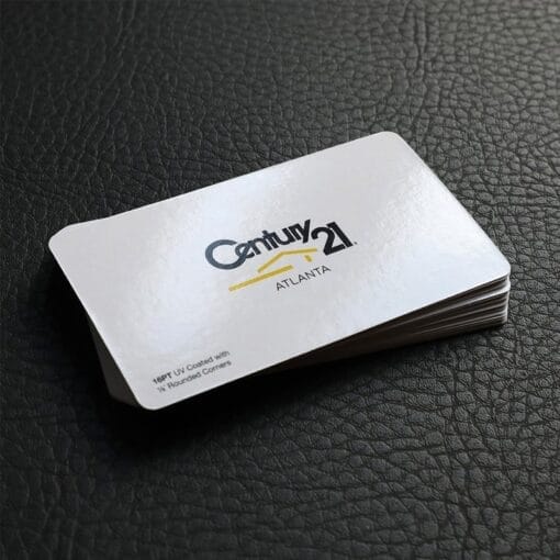 business cards 16pt. + uv finish - make a lasting impression - business card image"