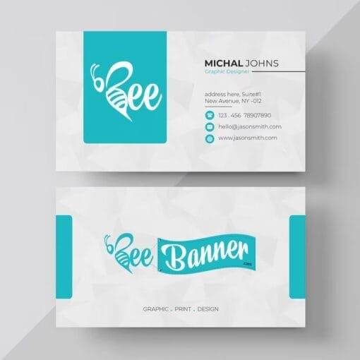 business cards 16pt. + uv finish - make a lasting impression - business card image"