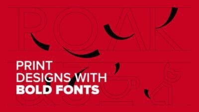bold and legible fonts for yard signs