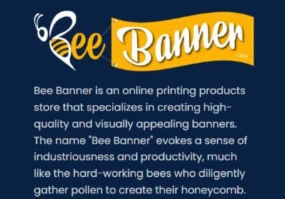 bee banner: your source for noteworthy yard signs in canada