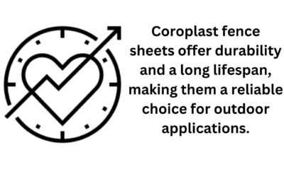 coroplast fence sheets offer durability and a long lifespan, making them a reliable choice for outdoor applications.