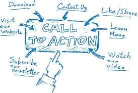 lack of call to action in brochures 