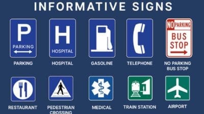 informational signs