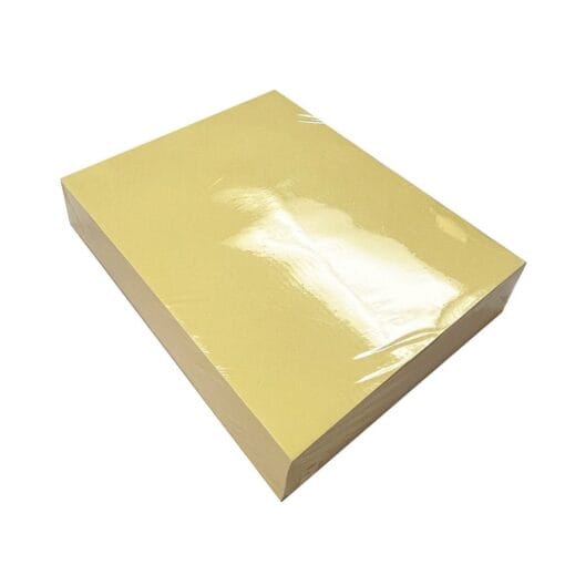 pastel yellow copy paper / 8.5×11 / 75 bright / 20lb / 500 sheet