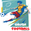 football crush t-shirt design