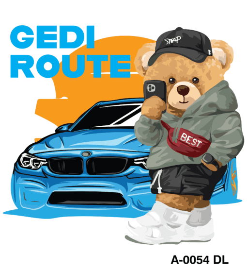 "gedi route t-shirt design - embrace the road trip vibes - product image"