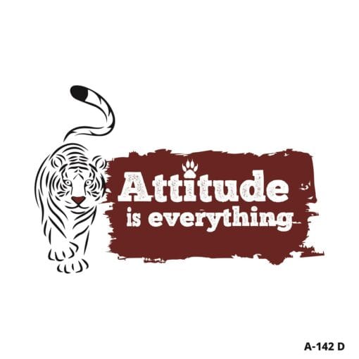 "attitude is everything t-shirt - positive vibes - product image"