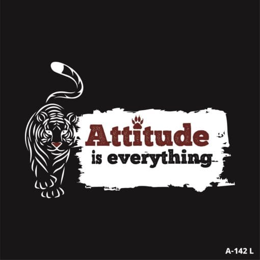 "attitude is everything t-shirt - positive vibes - product image"