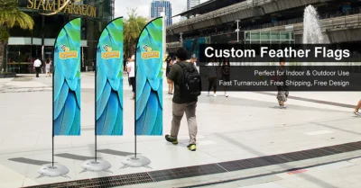 feather flag in canada
