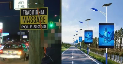 pole signs in canada