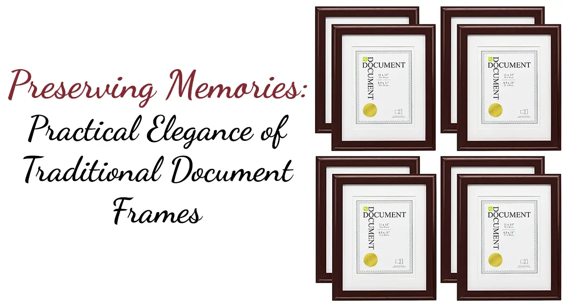 traditional document frames in canada
