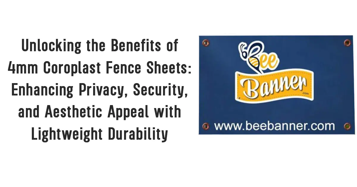 4mm coroplast fence sheets in canada