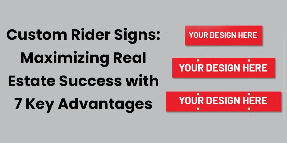 custom rider signs in canada