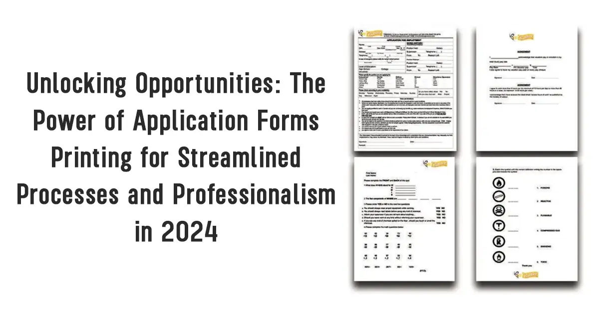application forms in canada