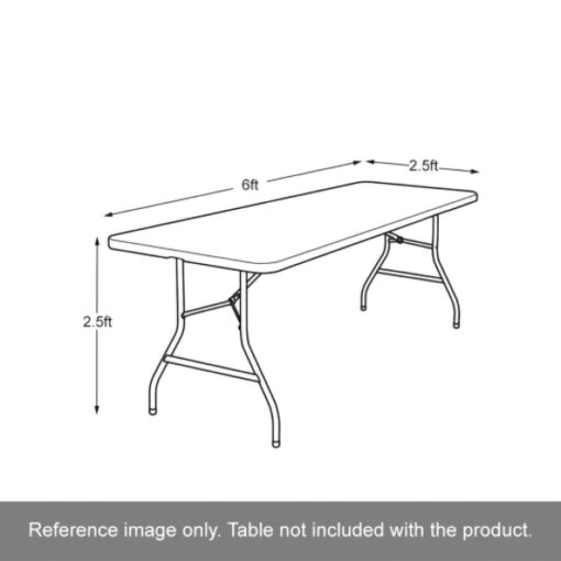 table dimentions 6ft table covers 1 4