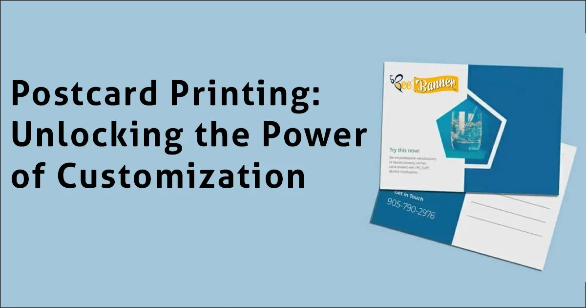 postcard printing in canada