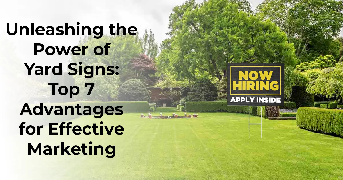 yard signs in canada