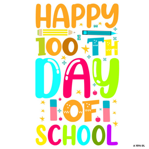 happy 100th day of school