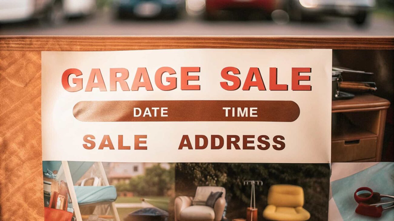 garage sale posters