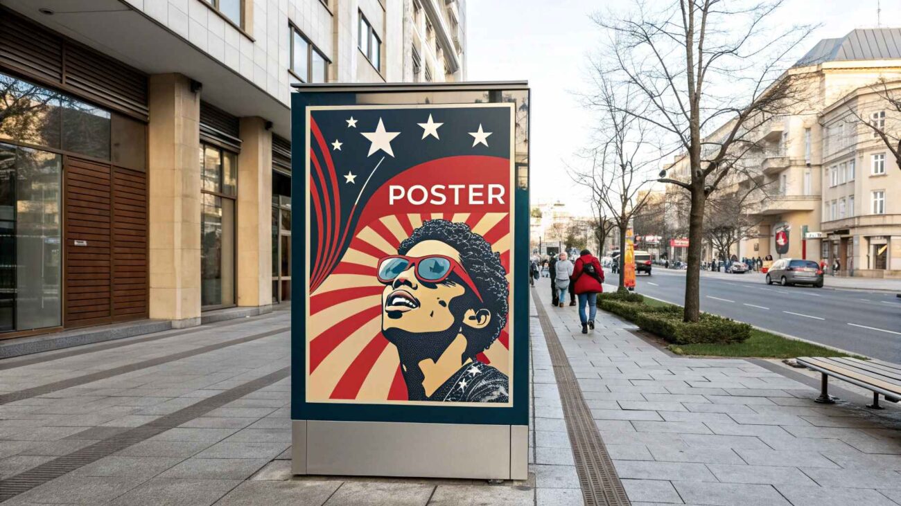 poster, bee banner
