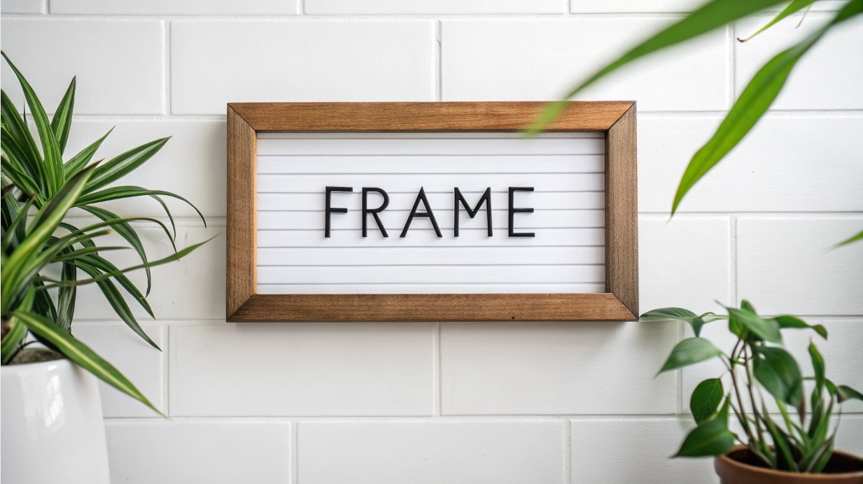 a-frame sign