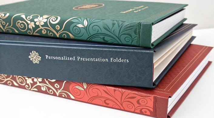 personalized presentation folders