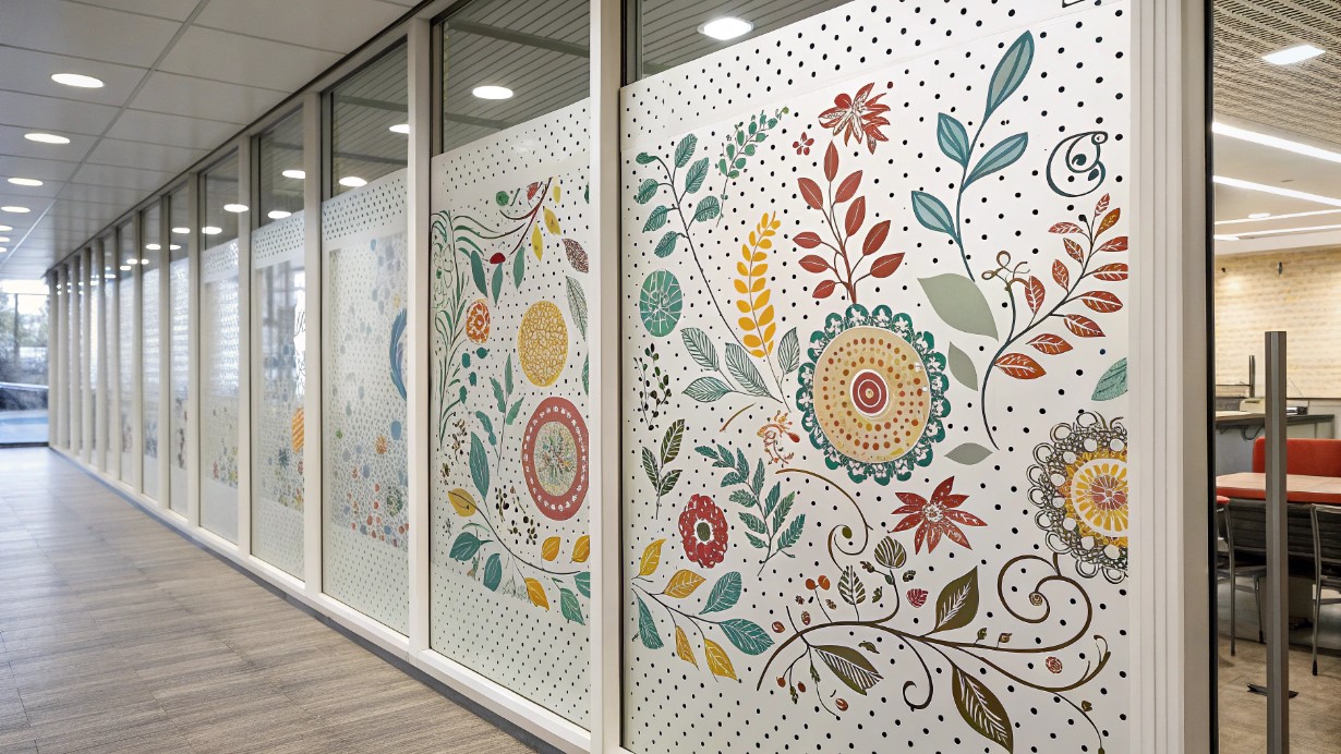 perforated window film