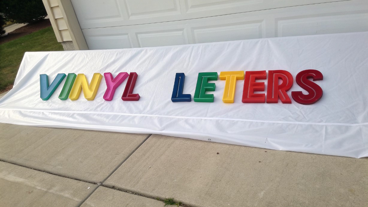vinyl letters