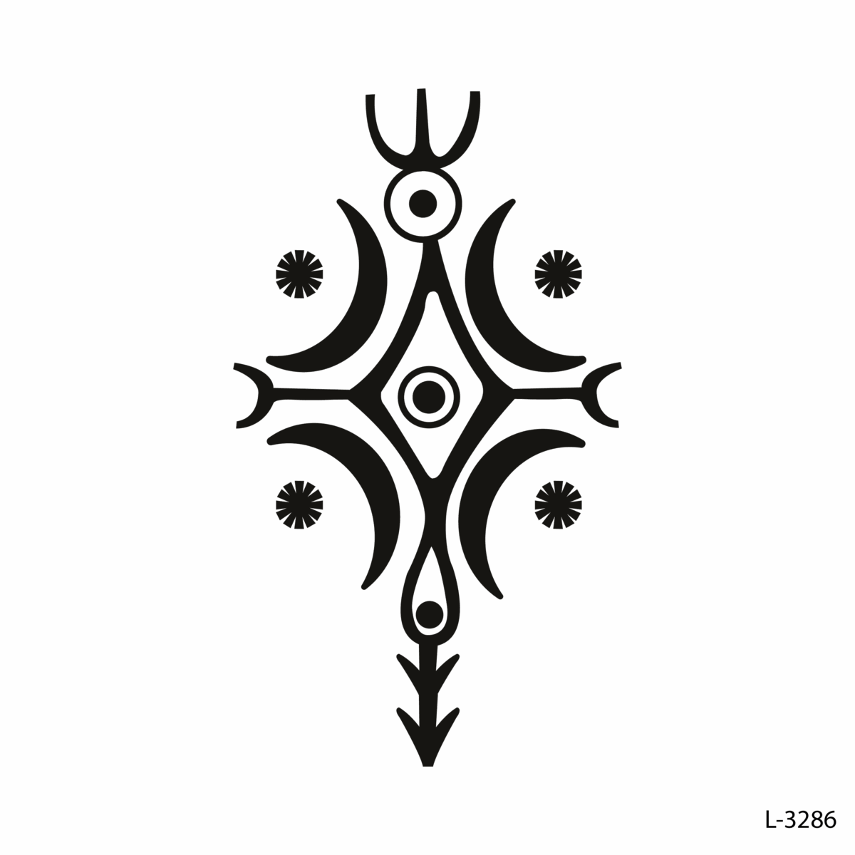 Traditional Circassian ornament .