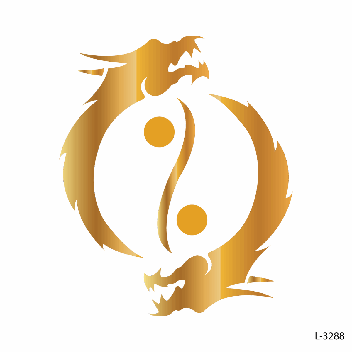 Chinese dragon yin-yang .