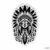 Native American Head Vector Art .