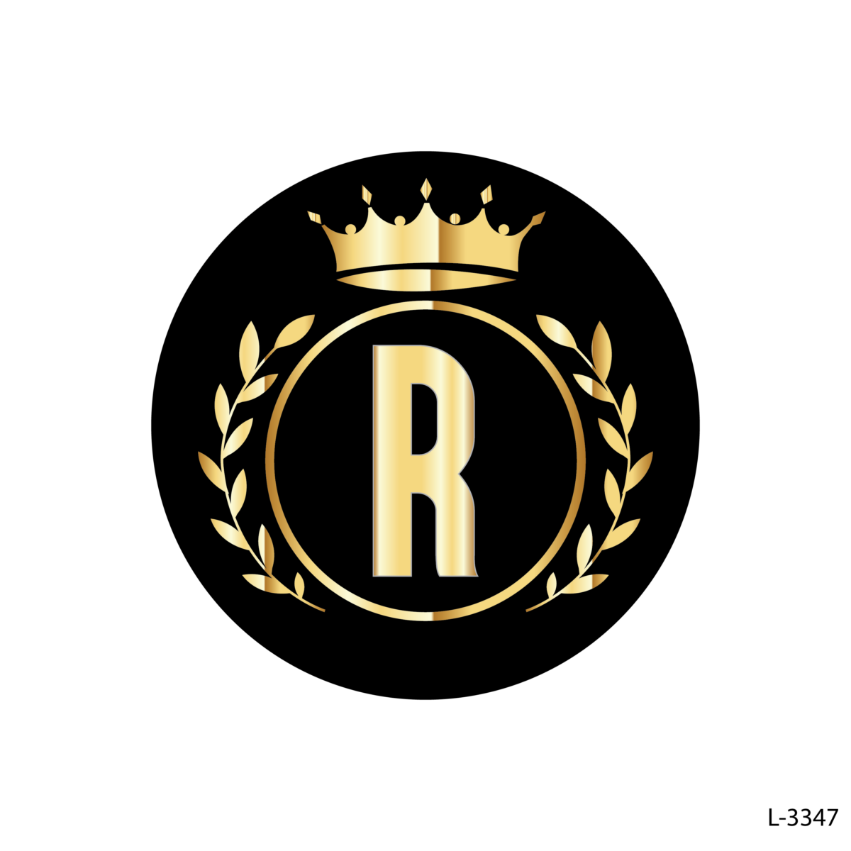 Letter R Crown .