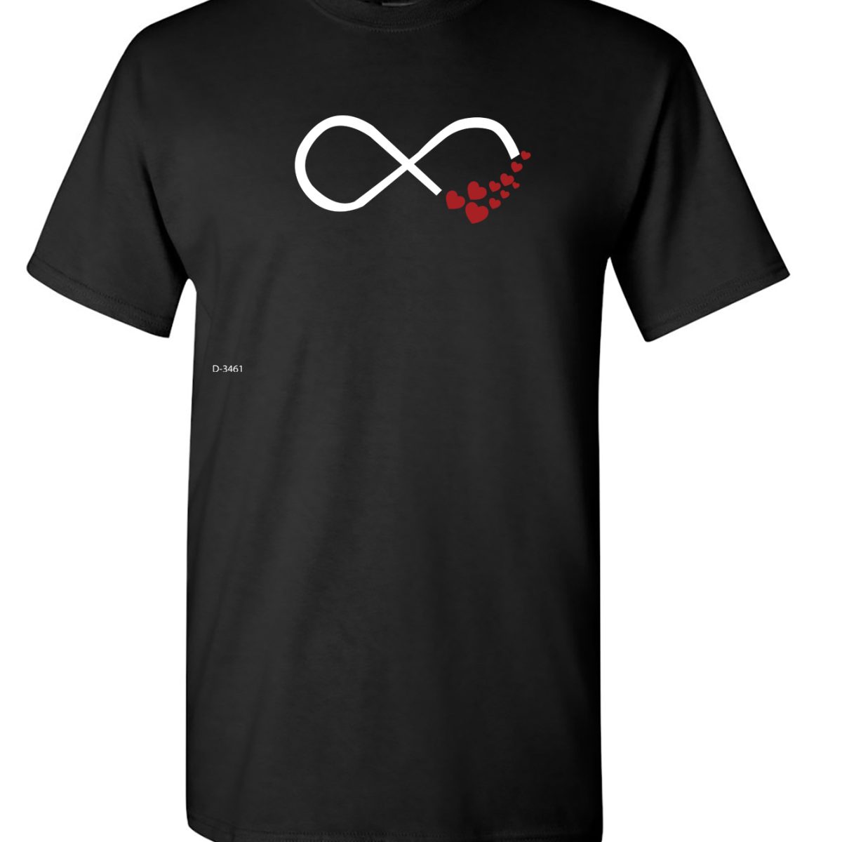 Alternative view of infinity symbol with hearts !