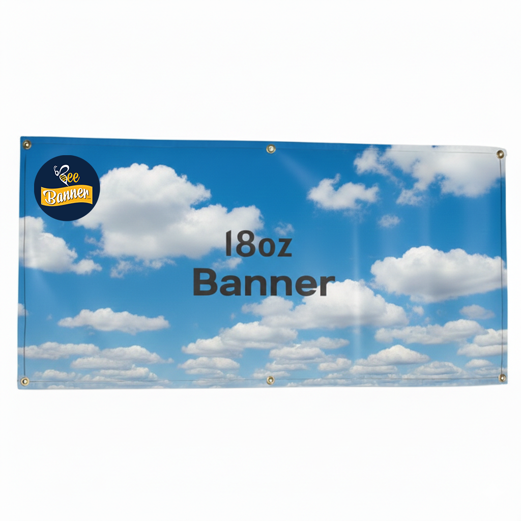 Alternative view of 18oz Block Out Vinyl Banner